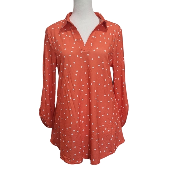 Kranda Tops - Kranda Womens Vneck 3/4 Sleeve Blouse